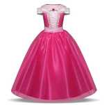 Rochie rochita printesa Aurora NOUA 3 4 5 6 7 ani