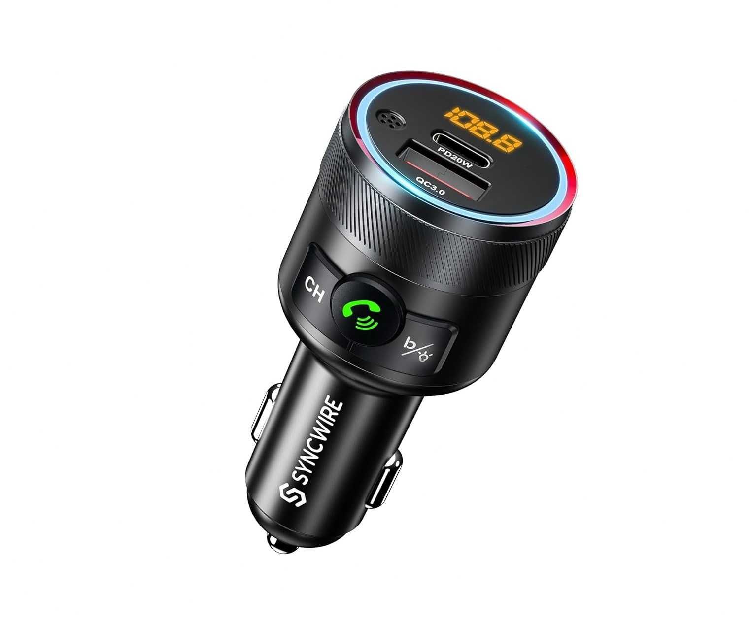 Transmițător FM Bluetooth 5.1 Syncwire