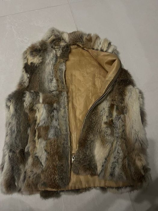 Елек естествен косъм, заек