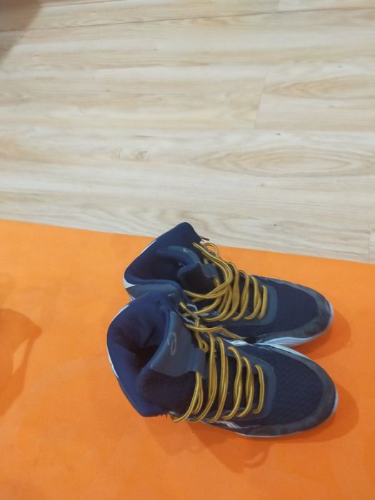 Борцовки Asics синего и красного цвета