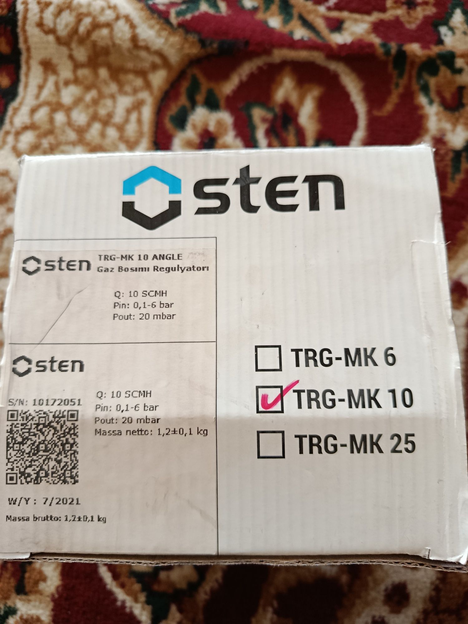 Редуктор для газ стётчика новый Osten