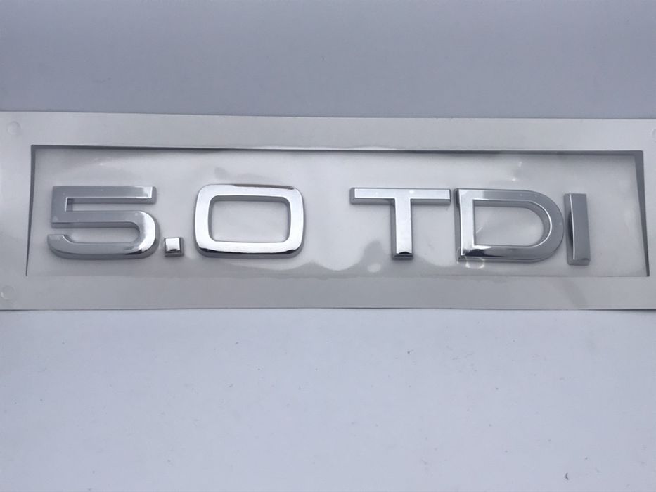 Emblema Audi 5.0 TDI