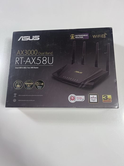 Router asus ax3000 dual band wifi 6 mesh nou sigilat