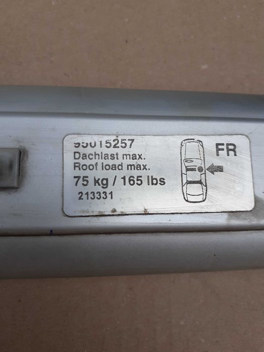 Bare transversale portbagaj originale OPEL Mokka,an 2012 - 2019