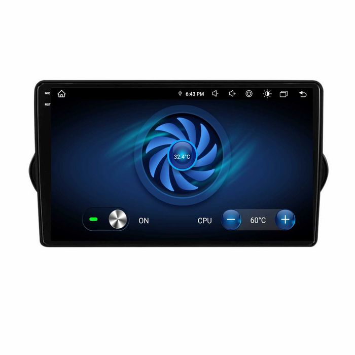 Navigatie Dedicata 10 Inch Fiat Fiorino/Qubo (2008 - 2017), Carplay