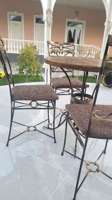 садовая кованная мебель