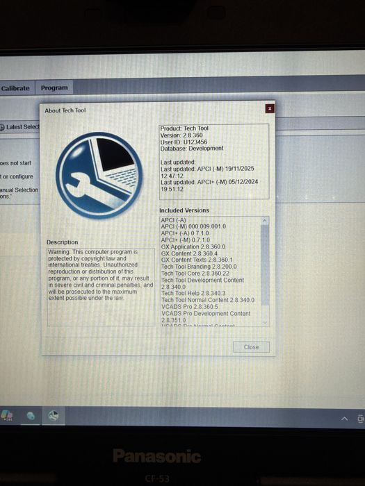 Диагностика лаптоп Panasonic CF 53