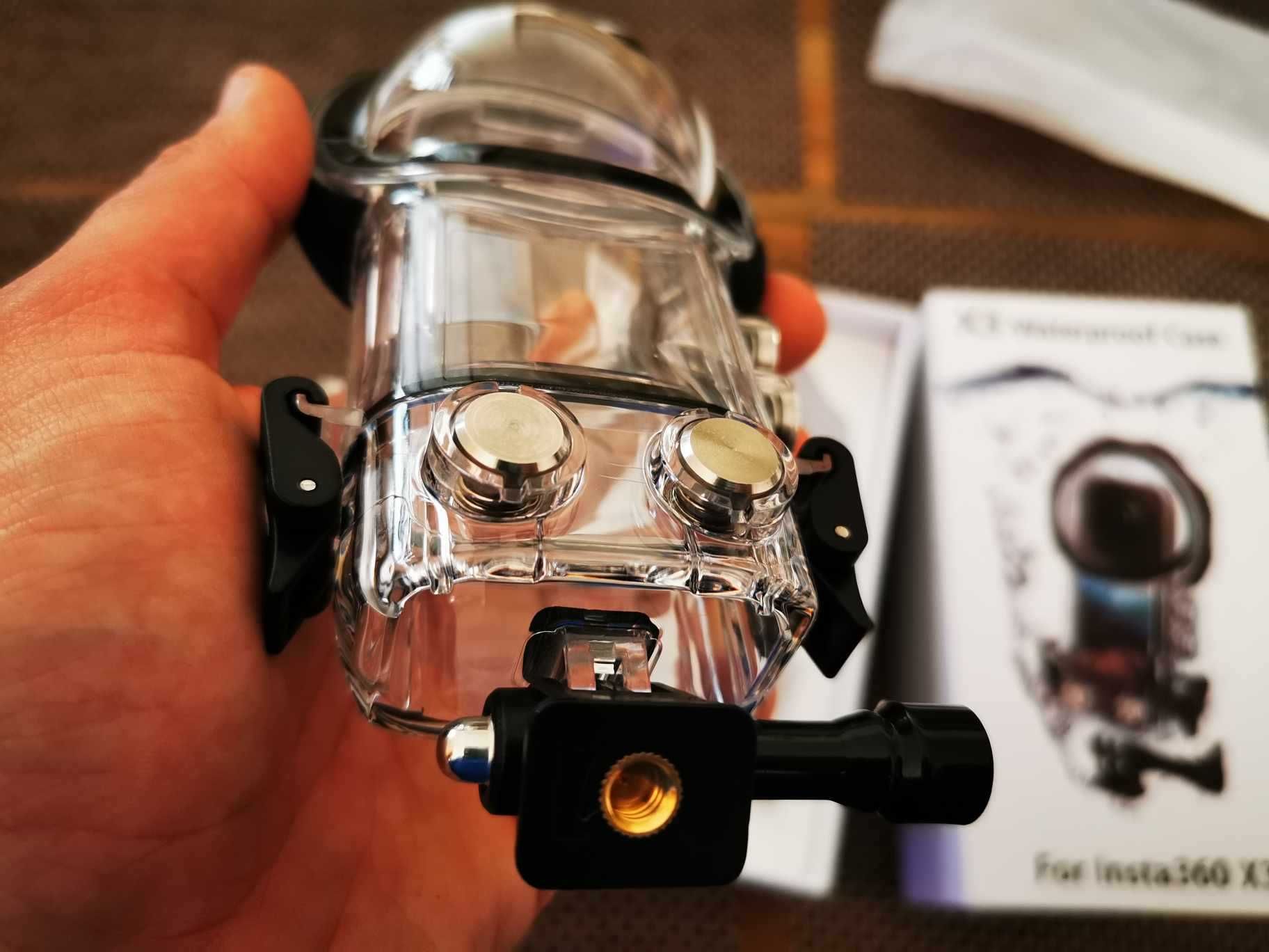 Carcasa subacvatica pt Insta 360 X2 X3 X4 rezistenta la apa insta360