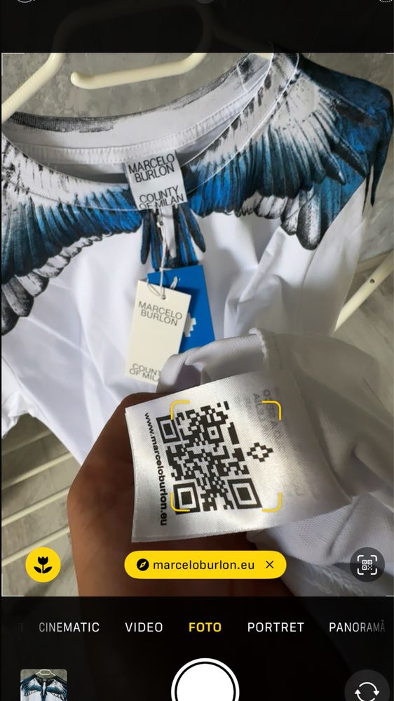 Tricou Marcelo Burlon blue