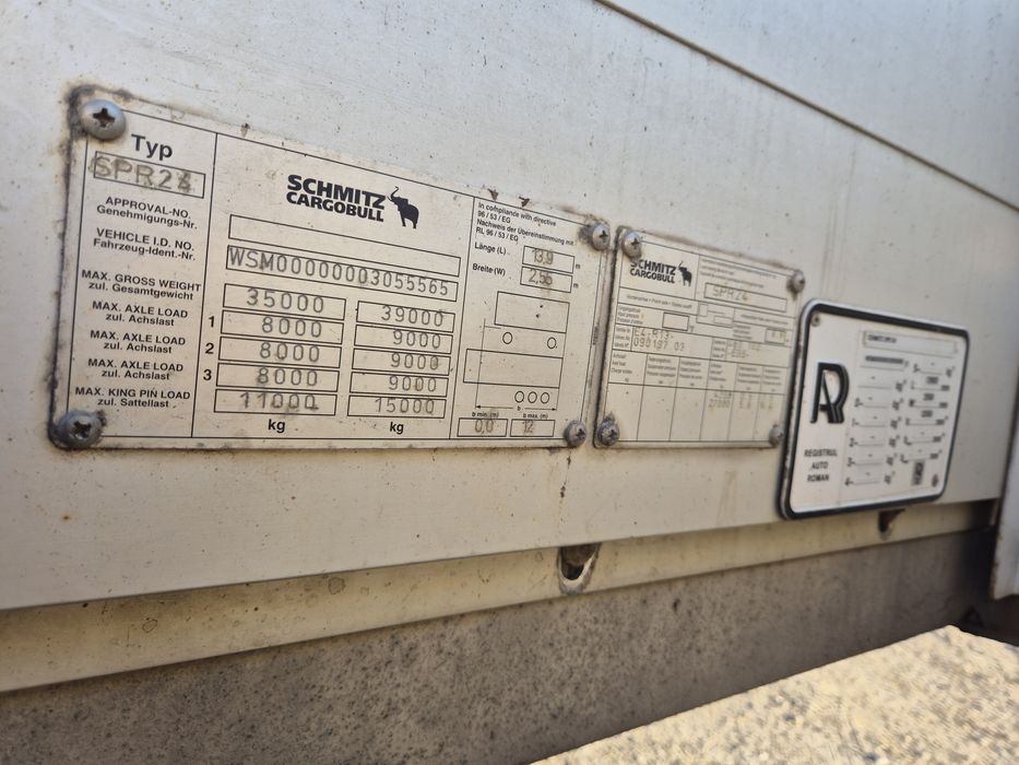Semiremorca Schmitz cu obloane