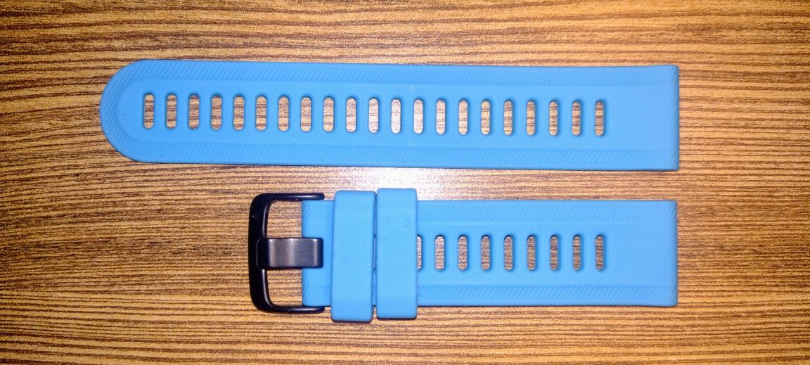 Curea Smart watch silicon 22 mm - albastru deschis