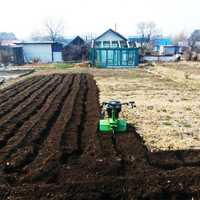 Вспашка огородов мотокультиватором