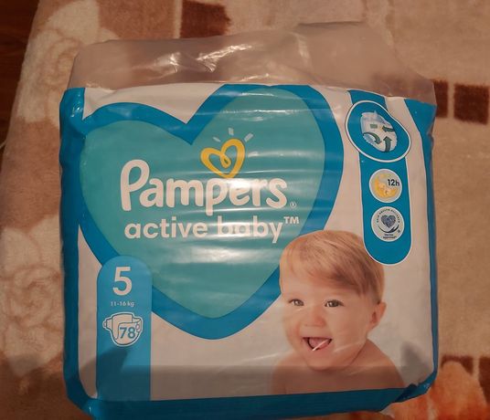 Pampers Baby Active nr 5 Giant pack 100 lei