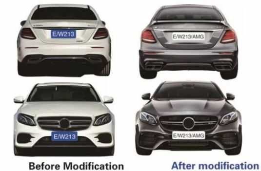 Боди кит за Mercedes W213 E-Class 2016г-2019г AMG E63 Пакет Мерцедес