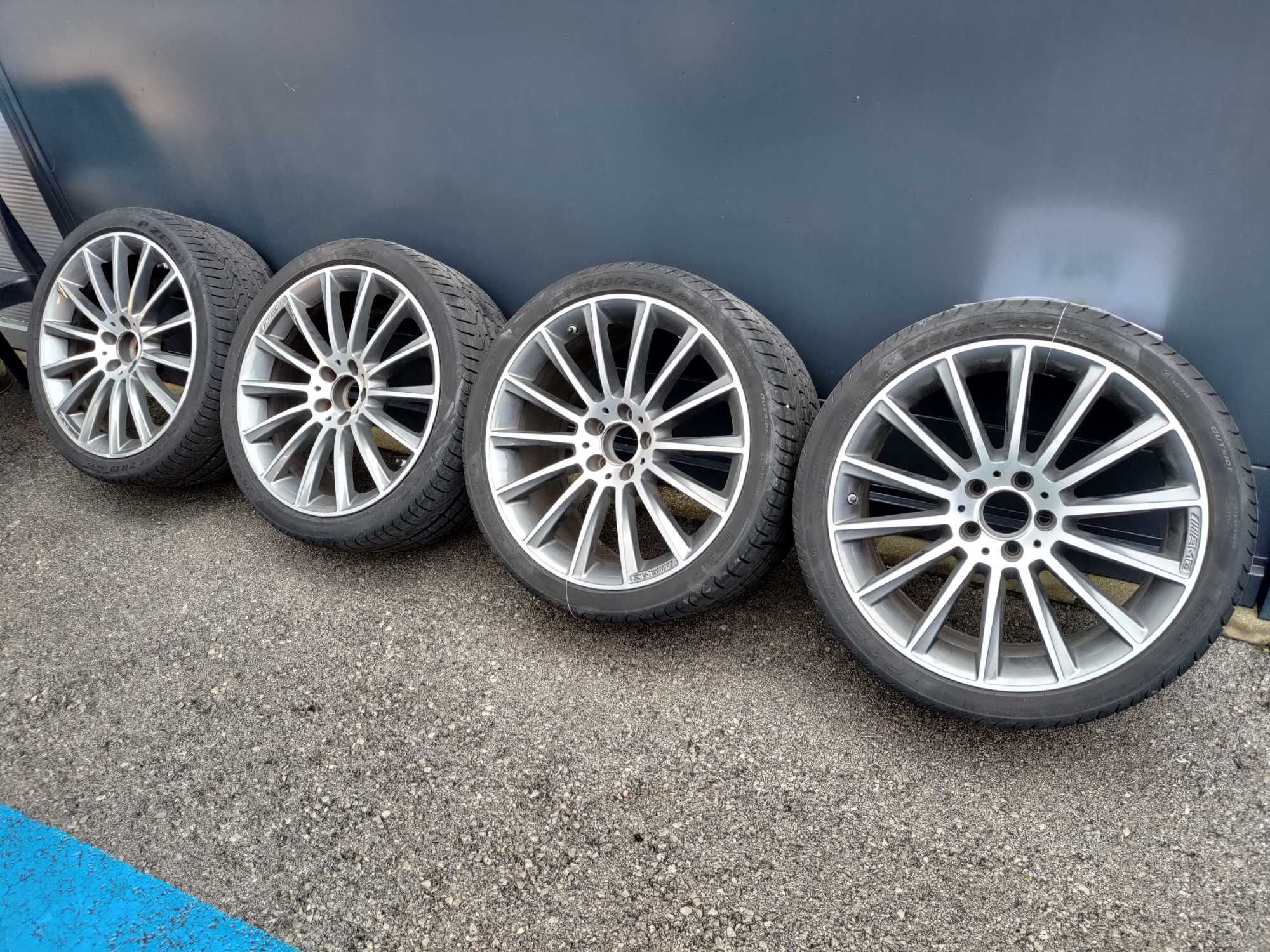 Оригинални Джанти AMG 19 Спорт Пакет Mercedes с гуми Pirelli ДОТ 08/21