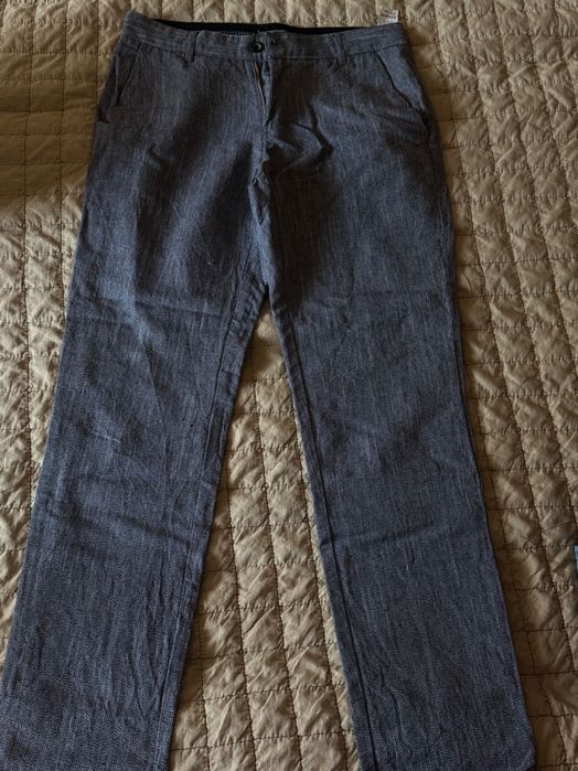 Мъжки панталон - памук и лен