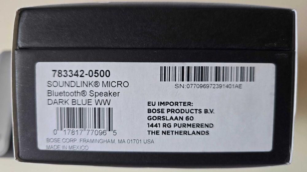 Boxa Bluetooth Bose Soundlink Micro, dark blue