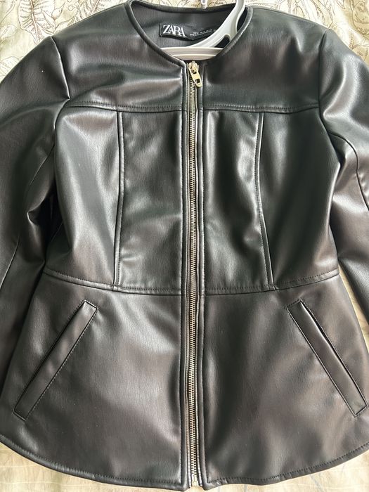 Кожено яке Zara Woman