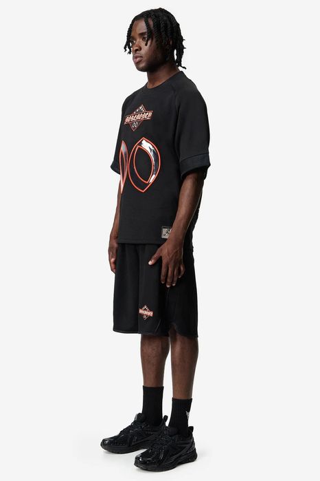 MORE MONEY mesh jersey Black