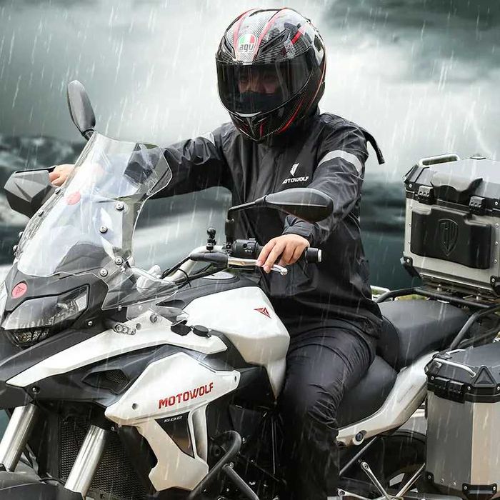Echipament Moto Impermeabil Motowolf Unisex Geaca si Pantaloni