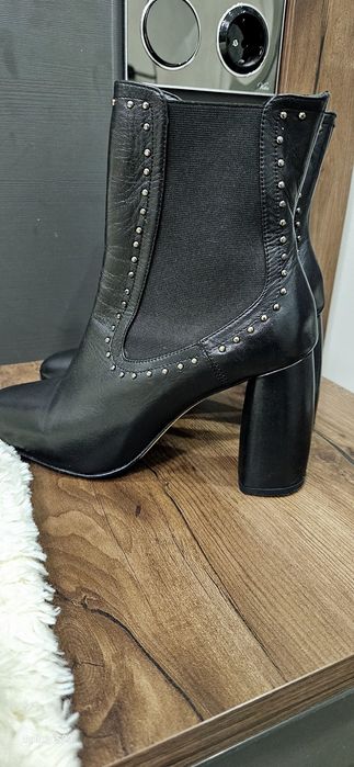 кожаные батильоны полусапожки