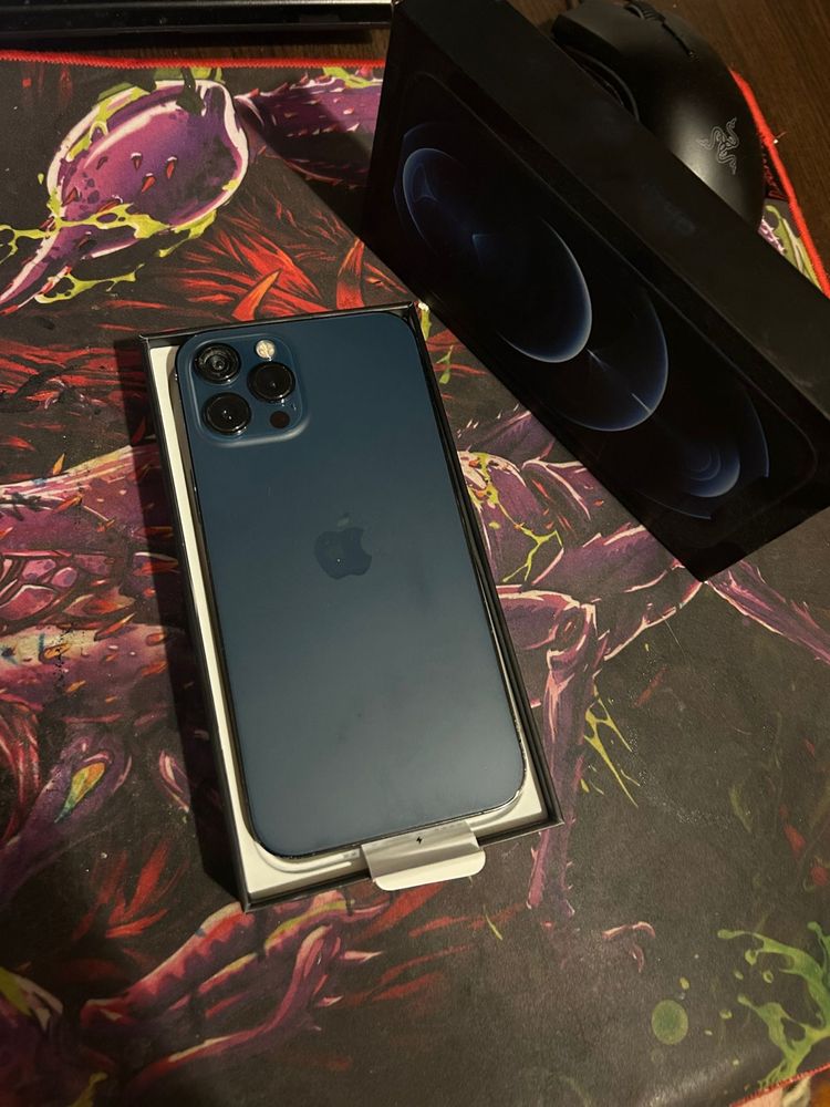 Iphone 12 pro max 256 de gb pacific blue