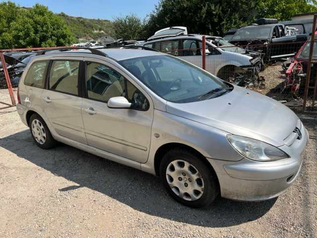 Dezmembrez Peugeot 307 break,2005 euro 4 1.6HDI,80kw,argintiu,9HZ