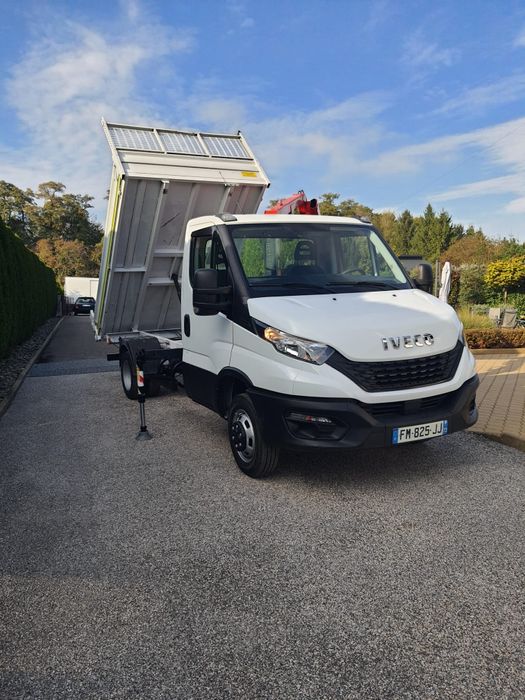 Iveco 35c16 basculabil+macara