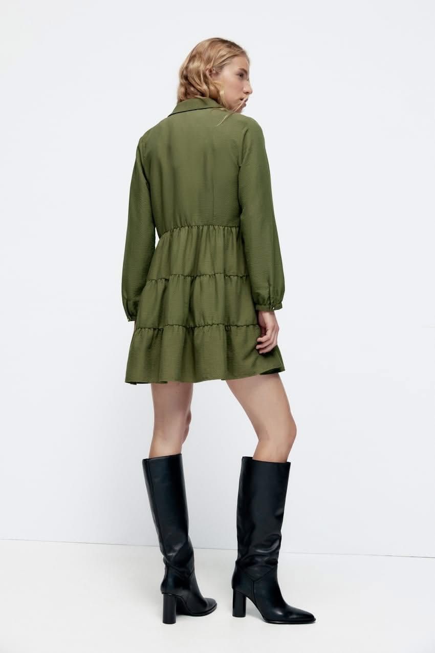 Рокля Зара Zara черна