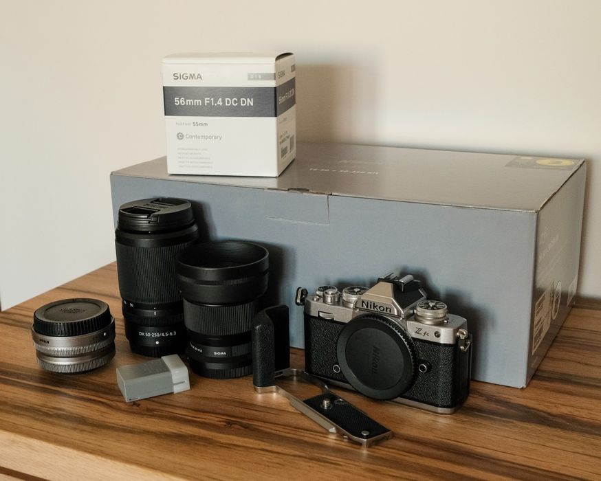 Nikon Z FC Full Kit 16-50, 50-250, Sigma 56mm F1.4