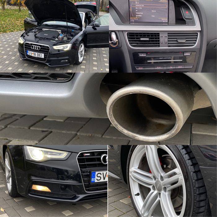 Audi A5 Cabrio 3.0 Tdi 204 cp 2013 Euro 5 Automat S-line Full Extra