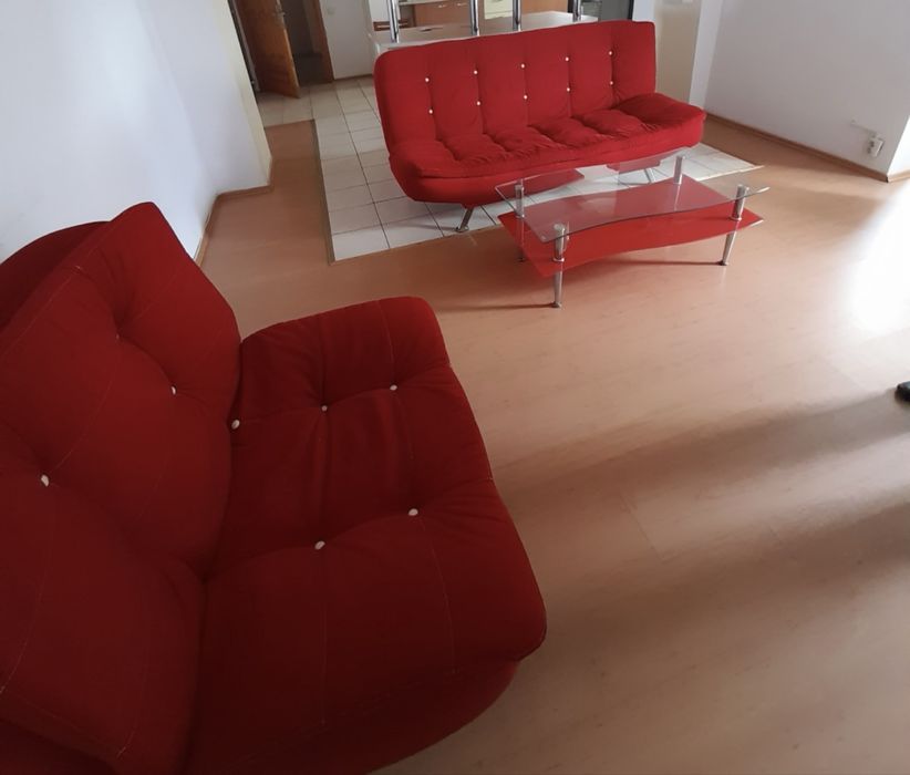 Set canapea si 2 fotolii extensibile