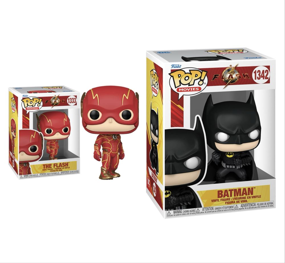 Funko Pop фигурки Батман, Светкавицата, Batman, The Flash фигурка