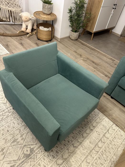 Set Canapea si fotoliu ikea fixa