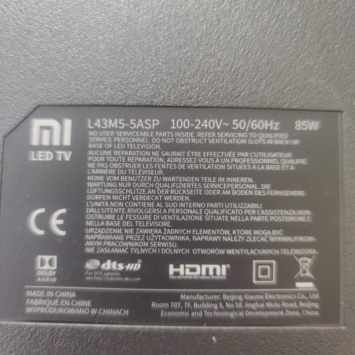 Телевизор на части. MI  LED TV L43M5-5ASP.