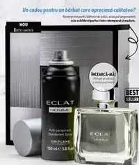 Set Eclat Homme Oriflame - în cutie eleganta, personalizata