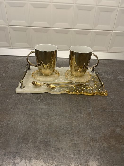 Set Tavă de servire din rășină