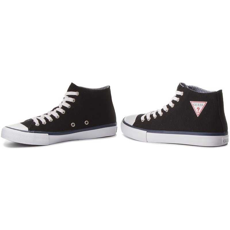 %ПРОМО% GUESS № 41-42-43 – Мъжки ежедневни обувки "BLACK LOGO" нови