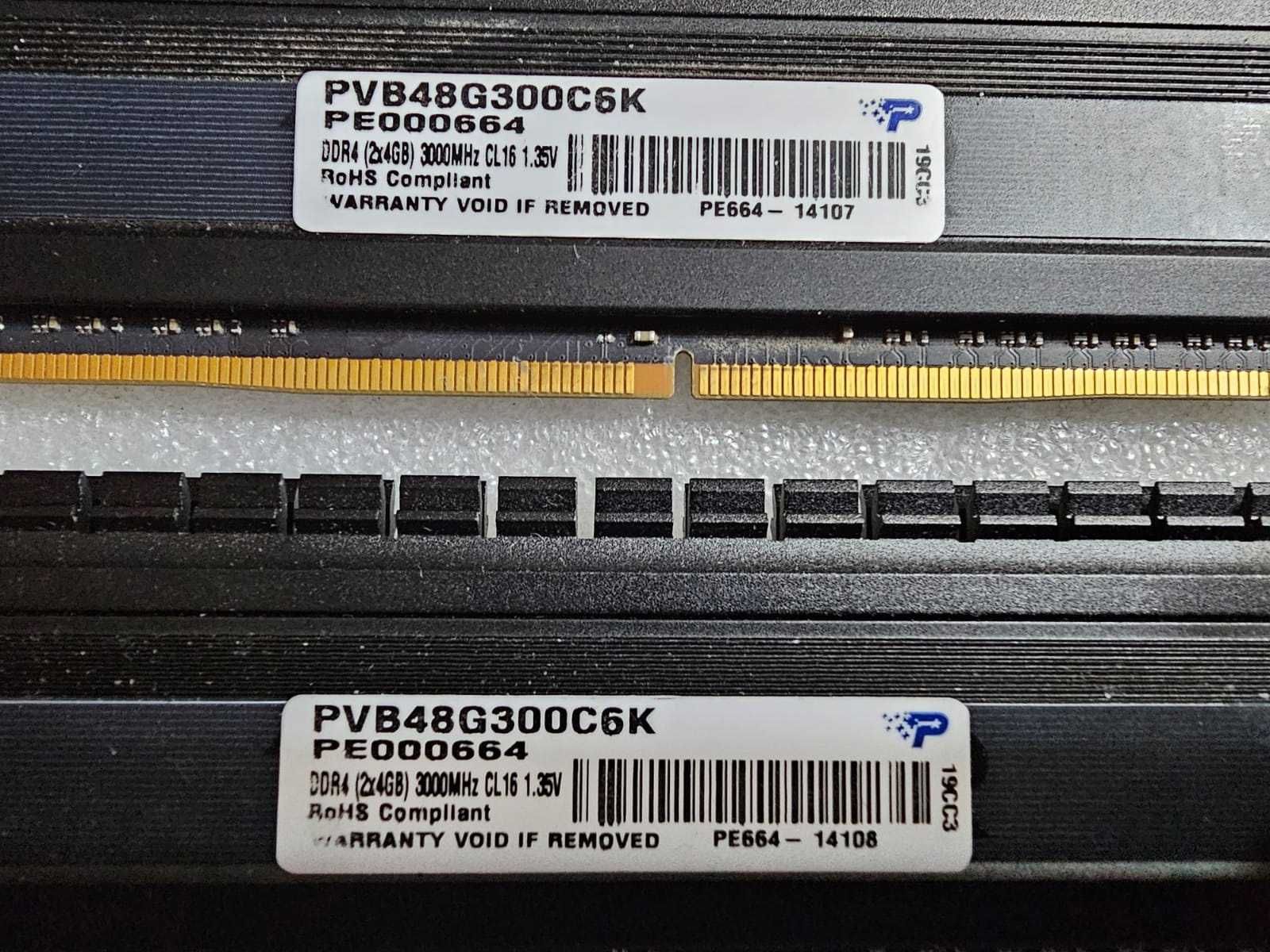 Kit Memorie RAM desktop Patriot Viper 4 Blackout 8GB (2x4GB)  DDR4