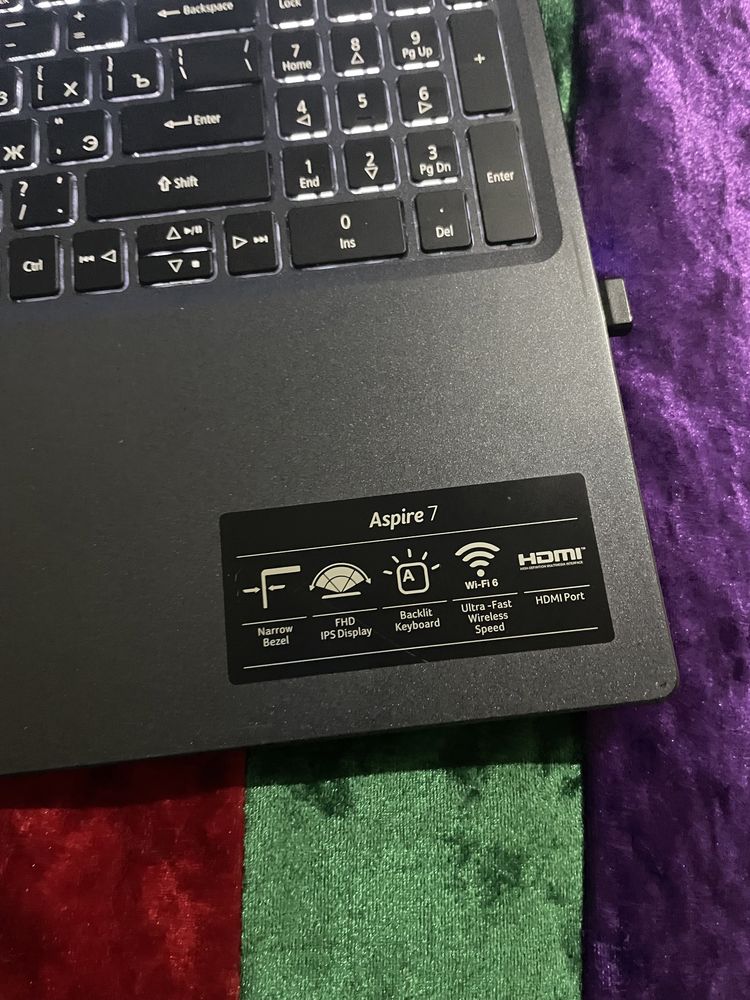 Ноутбук игровой Acer aspire 7