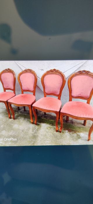 Scaune vintage lemn masiv