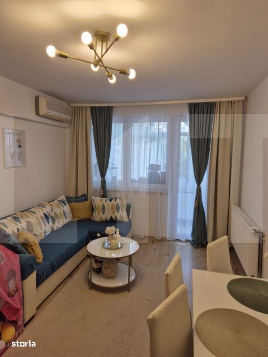 Apartament 2 camere, complet mobilat, metrou Piata Sudului