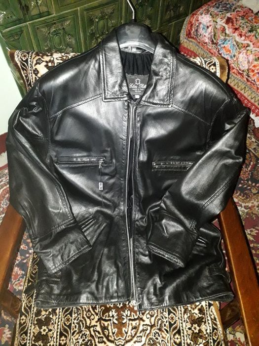 Sacou nou din piele naturală