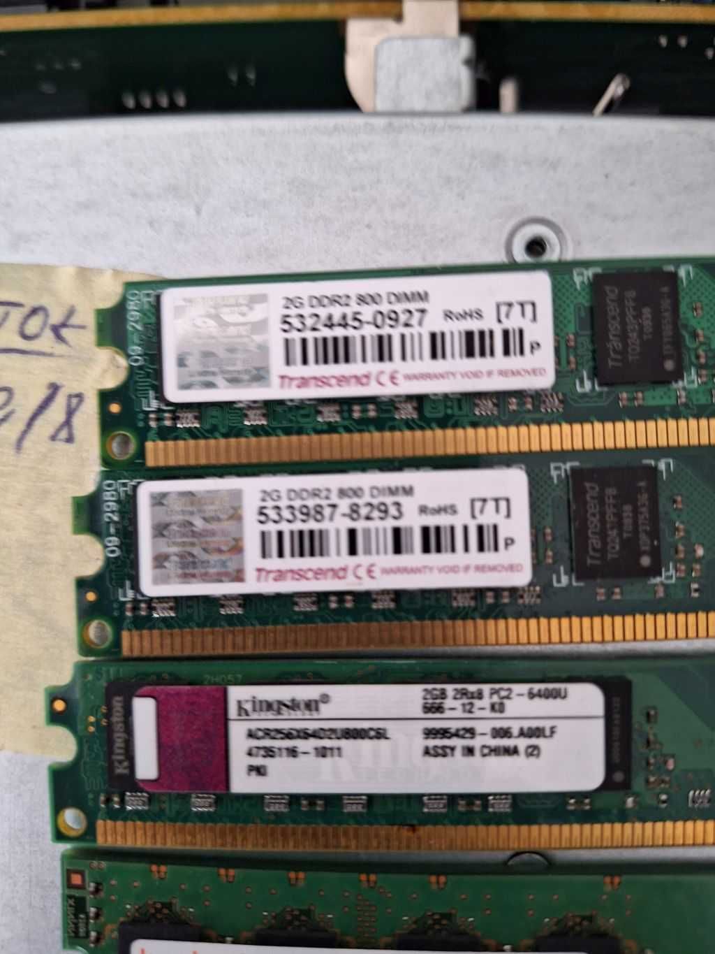 Memorii DDR2 de 1GB si 2GB la 800 si 667