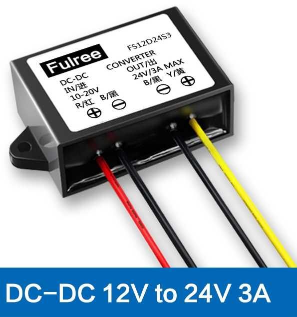 Regulator Convertor DC 12V to 24V 72W, 3A Nou ambalat!