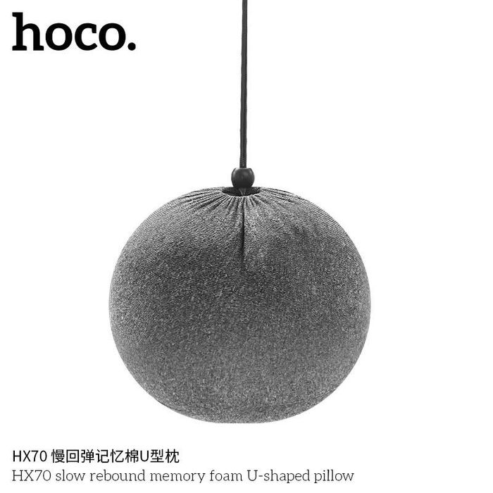 Подушка для шеи HX70 с эффектом памяти, с сумкой для хранения