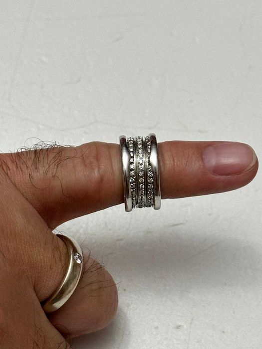 INEL AUR alb 18K - BULGARI B.ZERO1 + 110 Diamante - Mar. 51 - Original