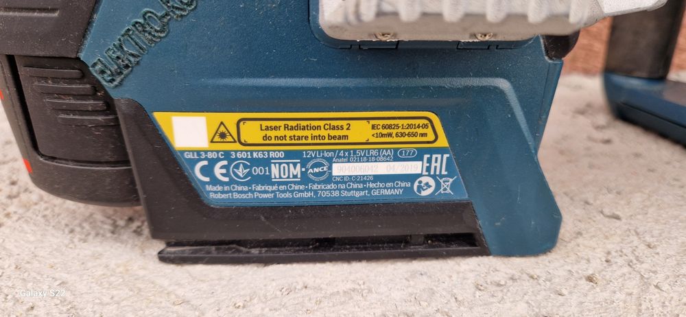 Bosch nivela rotativa cu linii