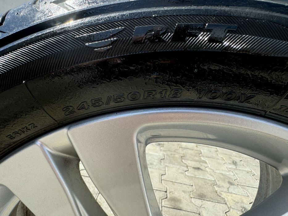 Jante S class W222 R18 cu anvelope vara Bridgestone RFT