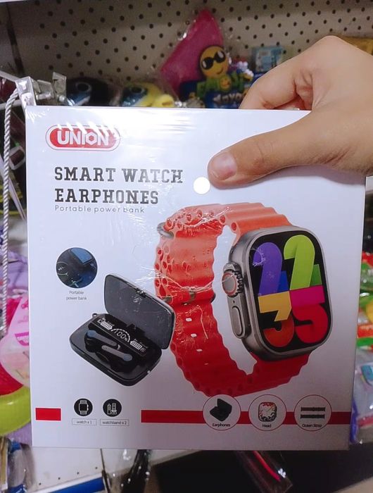 Часы и наушники новые и качественные!!